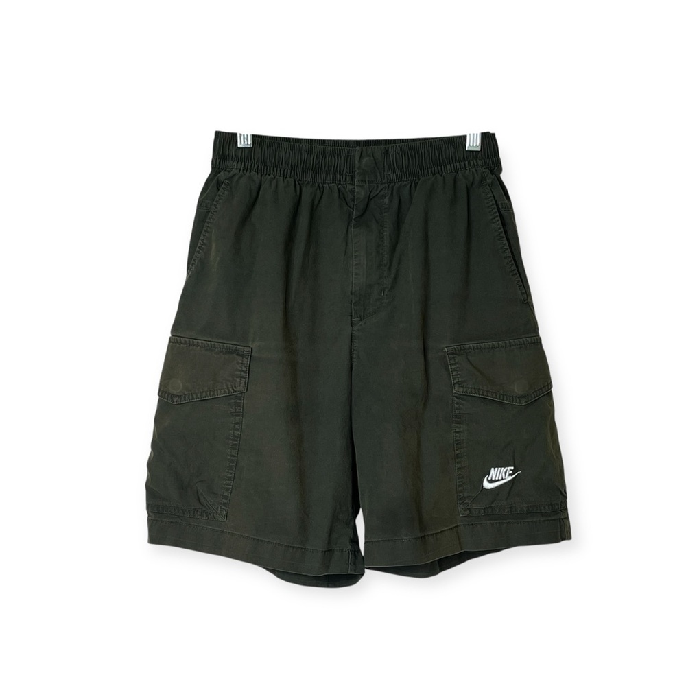 Nike Sport Essentials Mens Small Woven Utility‎ Shorts Olive Green DM6833 355